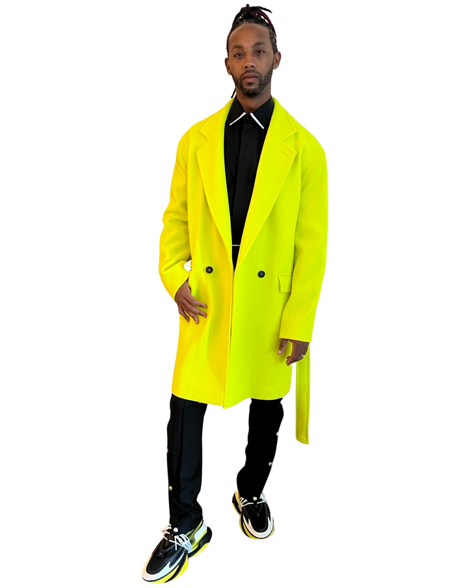 Neon Green oversized coat