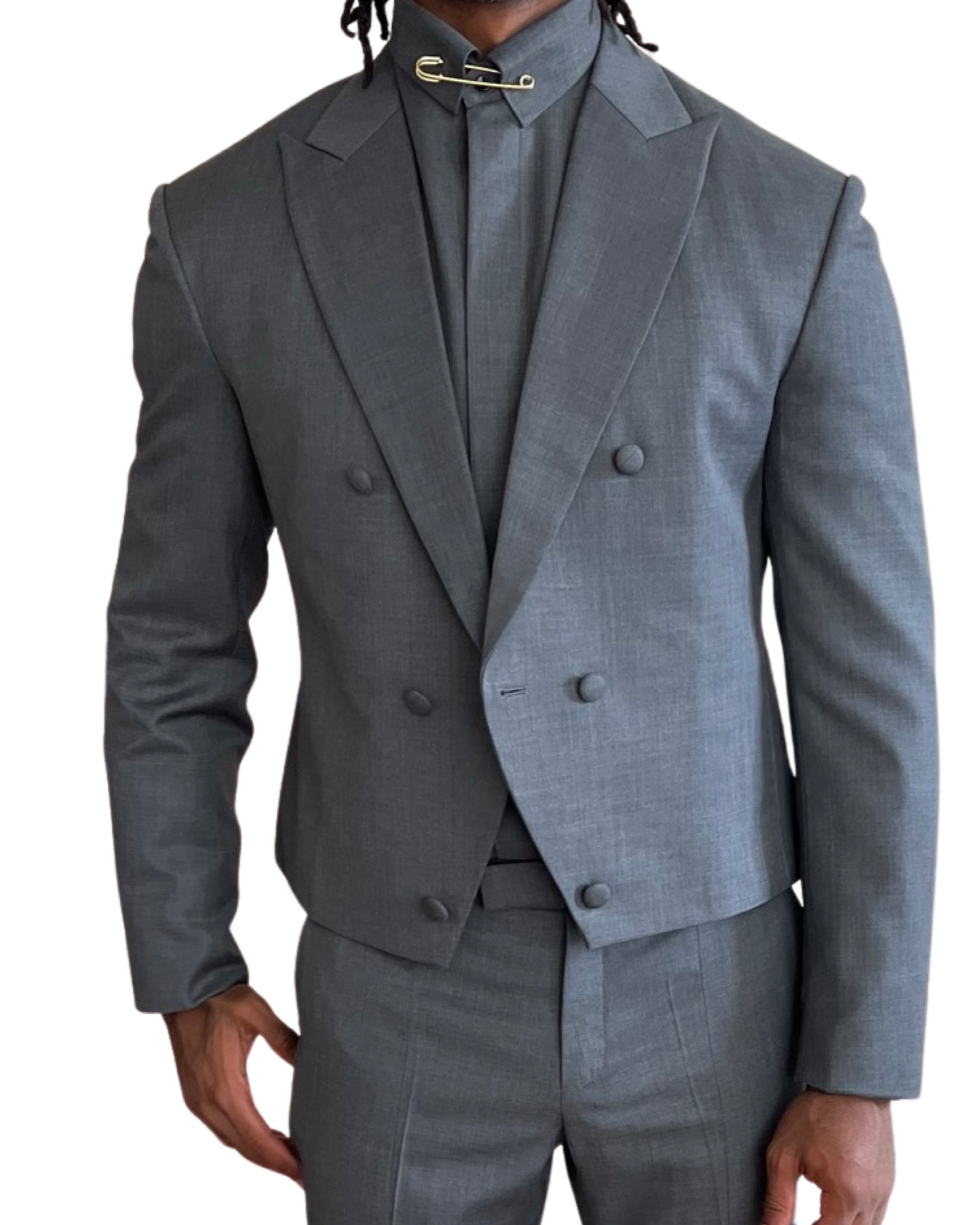 Cropped Kilt skort suit (3 piece)